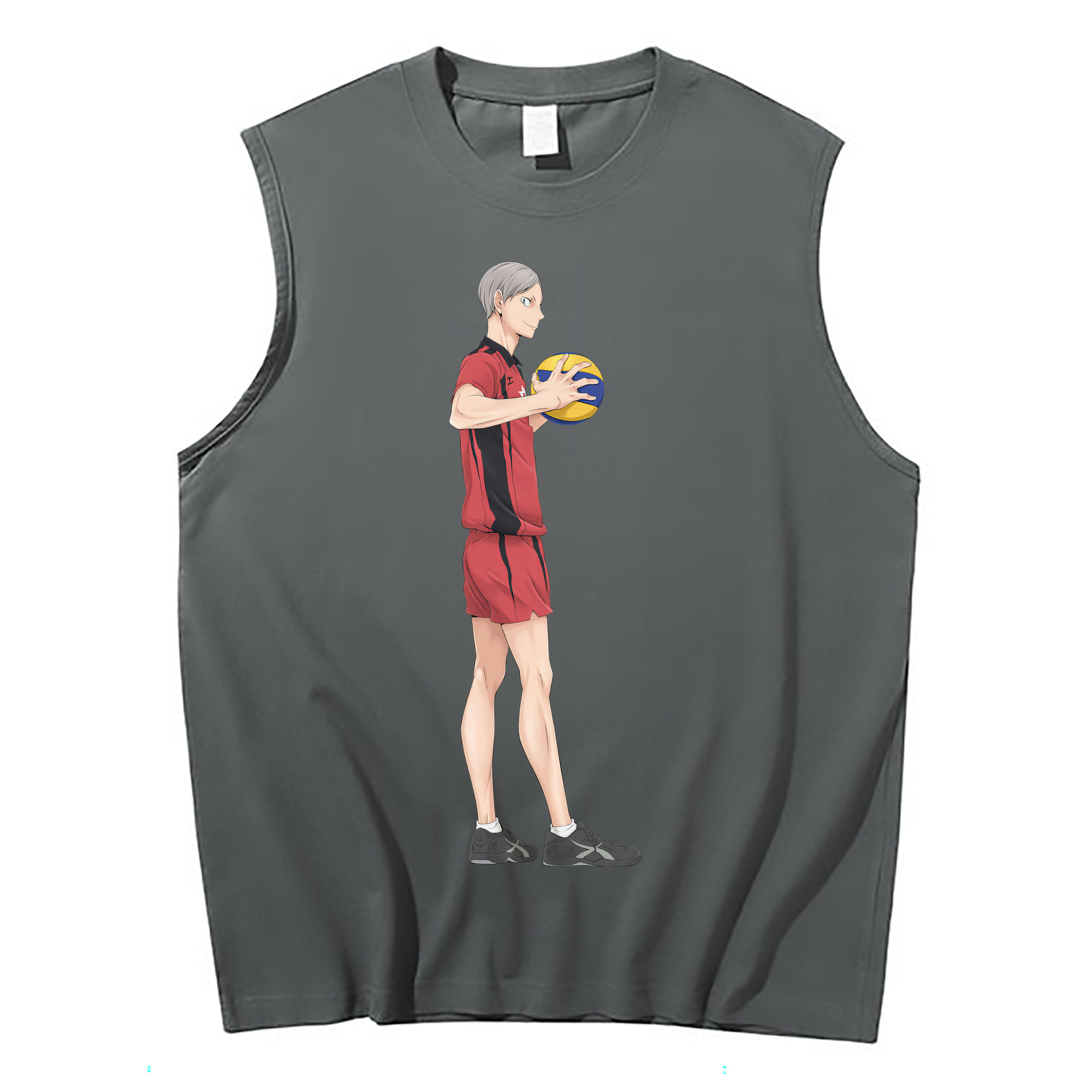 （画像用） ハイキュー!! Haikyu!! コットン100％タンクトップ（フロントプリント）